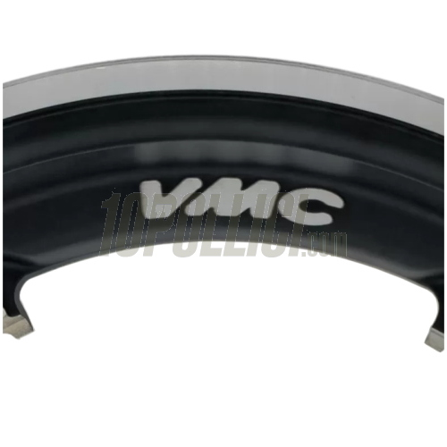Alloy wheel rim VMC 2.0 "Easy Fitting" 2.10-10 Tubeless Vespa Vintage - black
