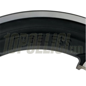 Alloy wheel rim VMC 2.0 "Easy Fitting" 2.10-10 Tubeless Vespa Vintage - black