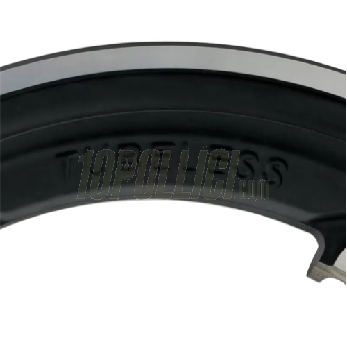 Alloy wheel rim VMC 2.0 "Easy Fitting" 2.10-10 Tubeless Vespa Vintage - black