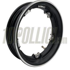 Alloy wheel rim VMC 2.0 "Easy Fitting" 2.10-10 Tubeless Vespa Vintage - black