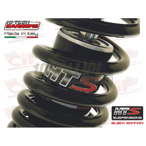 Front shock absorber CARBONE HTS Vespa Vespa 50, Special, 90, 125 Primavera, ET3, PK S - SPORT BLACK EDITION