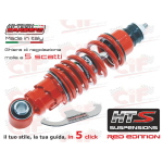 Front shock absorber CARBONE HTS Vespa Vespa 50, Special, 90, 125 Primavera, ET3, PK S - SPORT RED EDITION