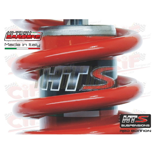 Front shock absorber CARBONE HTS Vespa Vespa 50, Special, 90, 125 Primavera, ET3, PK S - SPORT RED EDITION