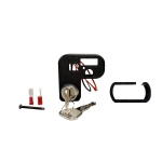 Devio luce EVOK IRON SWITCH Vespa 50 N/L/R, 125 Primavera, ET3, GL, Sprint, GT, Super, Sprint Veloce, GTR, TS, Rally - con commutatore chiave - nero