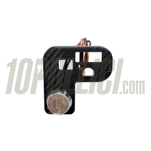 Devio luce EVOK IRON SWITCH Vespa 50 N/L/R, 125 Primavera, ET3, GL, Sprint, GT, Super, Sprint Veloce, GTR, TS, Rally - con commutatore chiave - fibra di carbonio
