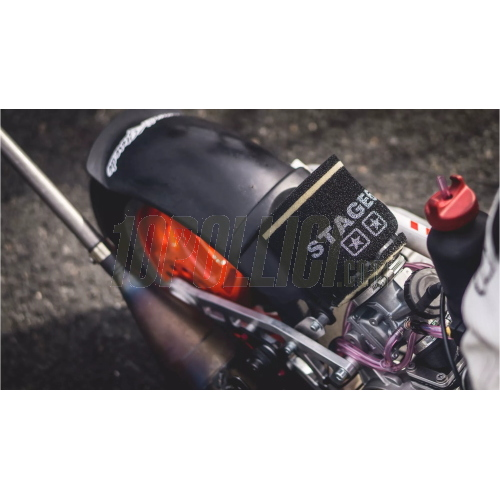 Filtro aria racing STAGE6 Double-Layer Ø=28/35/42/45/49/55mm, l=150 mm, l=150 mm, a=90 mm, NERO