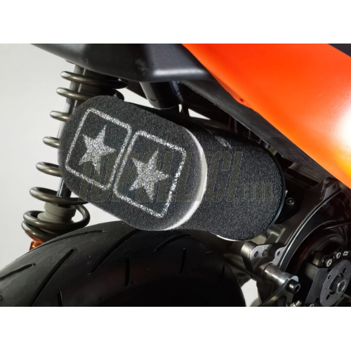Filtro aria racing STAGE6 Double-Layer Ø=28/35/42/45/49/55mm, l=150 mm, l=150 mm, a=90 mm, NERO