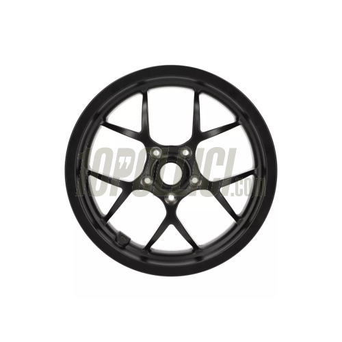 Cerchio in lega BGM PRO SPORT anteriore o posteriore per Vespa 125-300cc GTS, GTS Super, GTV, GT 60, GT, GT L, 3.00-13", nero opaco