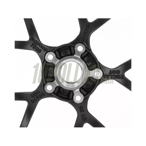 Cerchio in lega BGM PRO SPORT anteriore o posteriore per Vespa 125-300cc GTS, GTS Super, GTV, GT 60, GT, GT L, 3.00-13", nero opaco