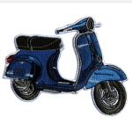 Toppa Vespa Primavera ET3 - blu