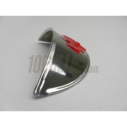 Haedlight visor CLASSIC red airplane haedlight Ø120mm