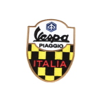 Toppa Scudetto Vespa a scacchi