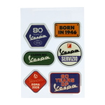 Set di adesivi 80years of Vespa - SERVIZIO