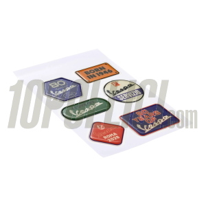 Stickers set 80years of Vespa - SERVIZIO
