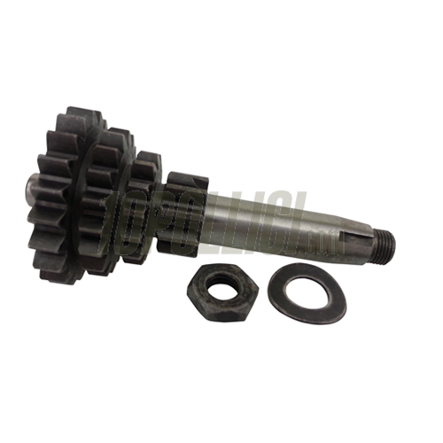 Input shaft assembly PINASCO 10-14-18-21 teeth "GRAN TURISMO" Vespa 50, 90, 125 ET3 Primavera, PK