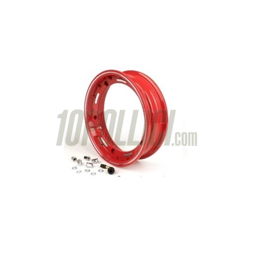 Cerchio in lega tubeless FA Italia "SPORT" 2.50-10 Vespa 50, 125 ET3 Primavera, PK, PX, T5 - rosso