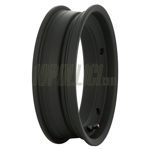 Alloy wheel rim SIP 2.0 matt black 2.50-10 Tubeless