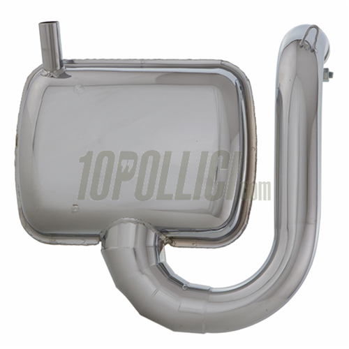 Marmitta SIP ROAD 2.0 Vespa PX125-150, TS - cromata
