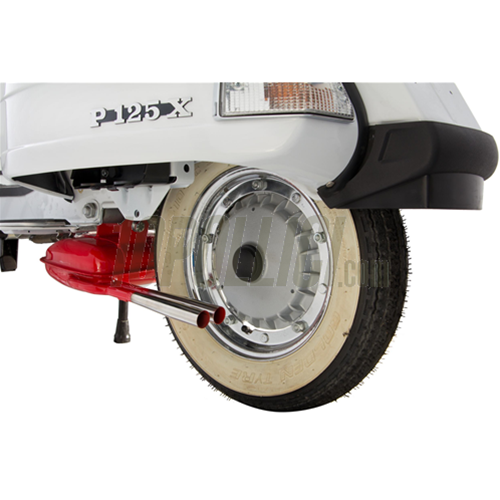 Marmitta SIP ROAD 2.0 "Sport Style" Vespa PX125-150, TS - Rossa