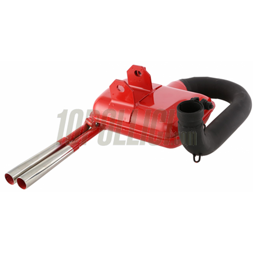 Marmitta SIP ROAD 2.0 "Sport Style" Vespa PX125-150, TS - Rossa