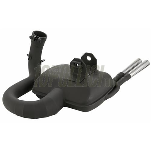 Racing exhaust SIP ROAD 2.0 "Sport Style" Vespa PX125-150, TS - Black