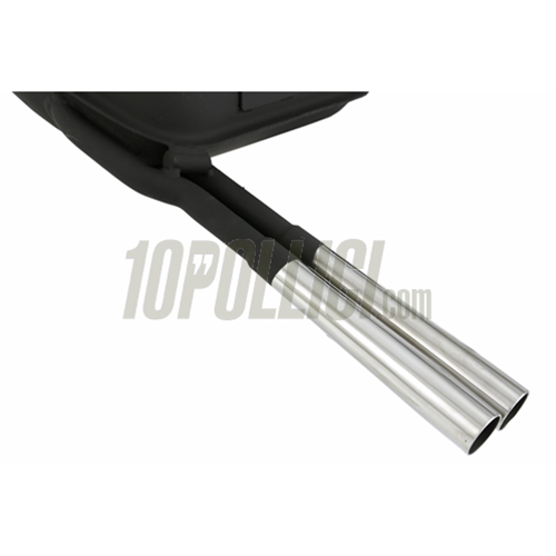 Marmitta SIP ROAD 2.0 "Sport Style" Vespa PX 200, Rally 180-200 - Nera