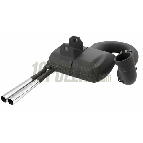 Marmitta SIP ROAD 2.0 "Sport Style" Vespa PX 200, Rally 180-200 - Nera
