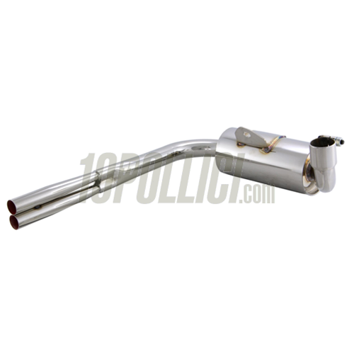 Racing exhaust SIP "Vintage" Vespa VNA, VBA, Sprint, GL, PX, PE - stainless steel