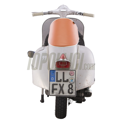 Sport Seat SIP "Longtail" EVO II for Vespa GT, Super, TS, Sprint, also 160 GS, 180 SS, Rally with lower tank - BROWN