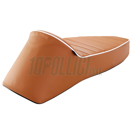 Sport Seat SIP "Longtail" EVO II for Vespa GT, Super, TS, Sprint, also 160 GS, 180 SS, Rally with lower tank - BROWN