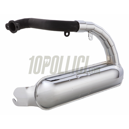 Racing exhaust SIP ROAD "Banana" Vespa 50, Special - chrome