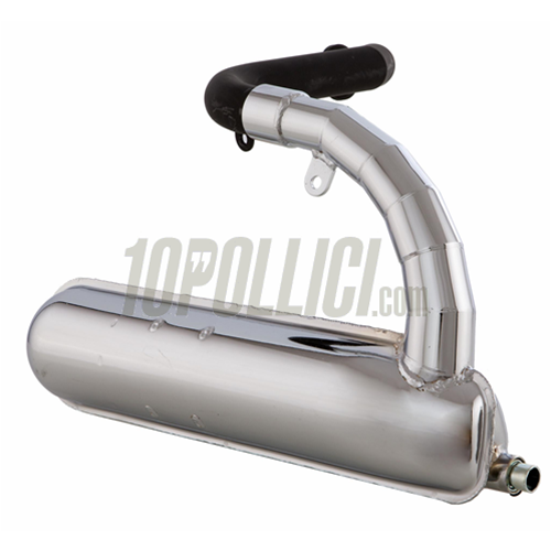 Racing exhaust SIP ROAD "Banana" Vespa 50, Special - chrome