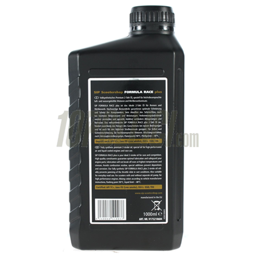2-Stroke Oil SIP Formula Race +, high performance, synth., 1000ml, 12 pcs