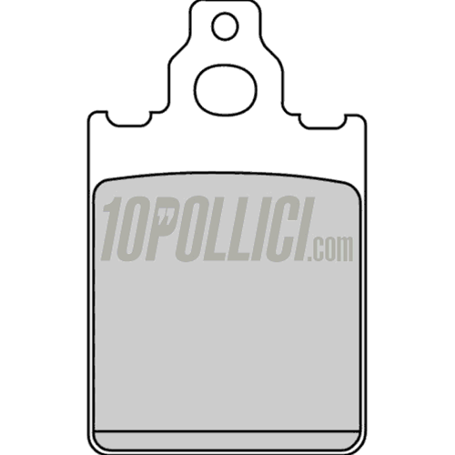 Brake pads FERODO FDB2100EF Eco Friction for Vespa PX with brake disc - S21