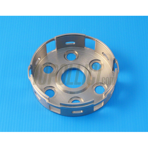 Clutch Basket 6 springs reinforced PARMAKIT for Vespa Largeframe - titanium