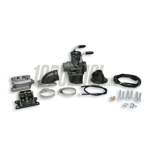 Carburetor Kit MALOSSI PHBH 30 for Vespa PX 200, Cosa 200, reed valve, incl. air bellow and cable kit