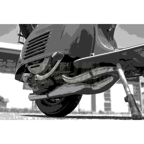 Exhaust PINASCO CHROME VESPA PX 125-150