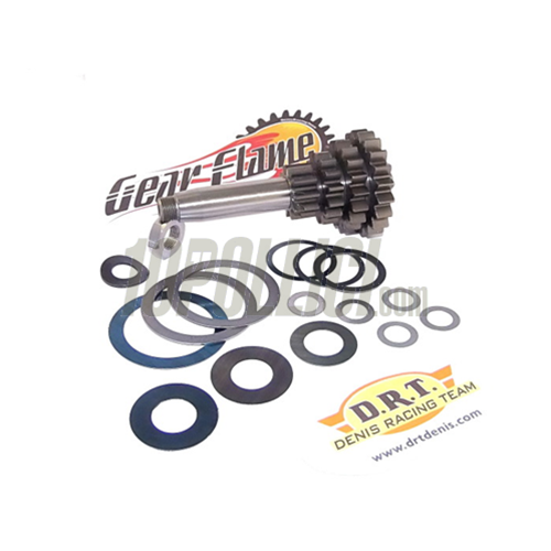 Input shaft assembly DRT 10-14-17-20 teeth RUNNER RACE F1 Vespa 50, 90, 125 ET3 Primavera, PK