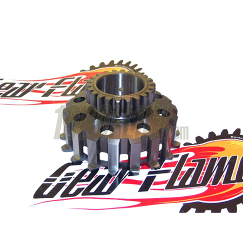 Pignone frizione 8 molle z=23 DRT per primaria z=64 denti dritti Vespa Largeframe