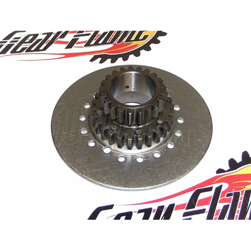 Gear Cog 21 teeth DRT, 7 springs clutch, for primary z=64 POLINI straight teeth Vespa Largeframe