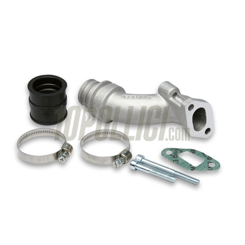 Intake manifold MALOSSI Ø 24 Vespa 50, Special, 125 ET3 Primavera, with connecting rubber