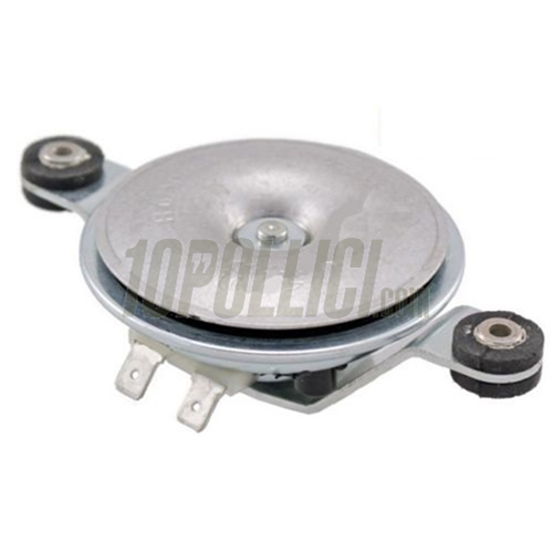 Horn for Vespa PX 125-150-200 my01 Ø 72 mm, Volt: 12 DC, 2 holes fastening