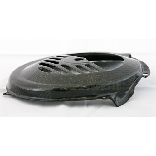 Flywheel cover TOMAS COMPOSITI Vespa 50, 90, 125 ET3 Primavera, carbon fiber