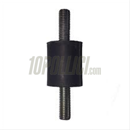 Silent block Ø10mm, h=10mm, male thread M4x8mm