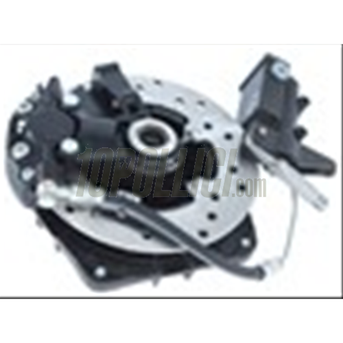 Disk brake GRIMECA Classic NT, front, for Vespa PK50, 125, XL, XL2, PX125-150-200E, `98, MY, `11, T5, Ø 20mm - black, silver