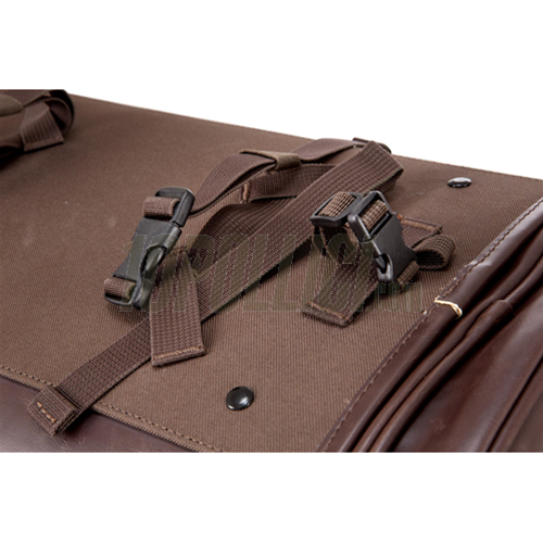 Bag SIP CLASSIC for rack Vespa, 480x300x270mm, 35 liters, real-leather imitation, brown