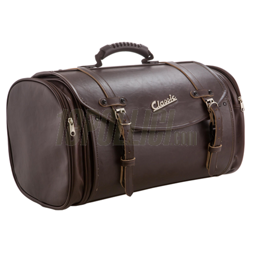 Bag SIP CLASSIC for rack Vespa, 480x300x270mm, 35 liters, real-leather imitation, brown