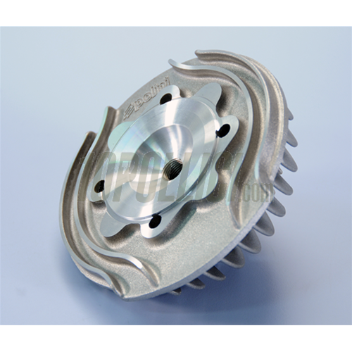 Cylinder head POLINI EVOLUTION Ø57 central spark plug for Vespa 125 ET3 Primavera, PK