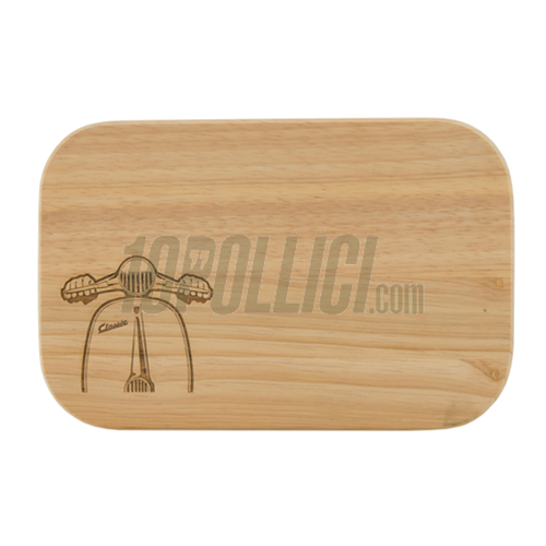 Chopping Board SIP with Vespa motiv, wood, 230x150 mm, h 10 mm