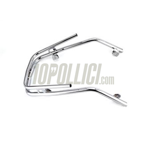 Bumper mudguard Vespa PX, PE, Arcobaleno, Lusso, T5, chrome